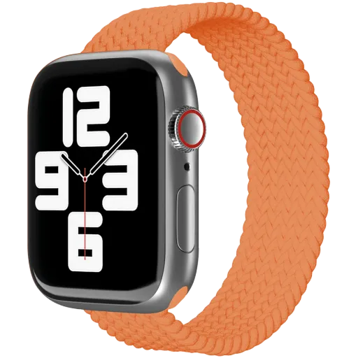 Ремешок VLP Woven из нейлона для Apple Watch 42/44/45 мм, Оранжевый