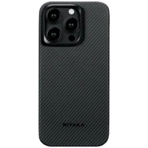 PITAKA Case MagEZ Case 4 with MagSafe Black/Gray for iPhone 15 Pro