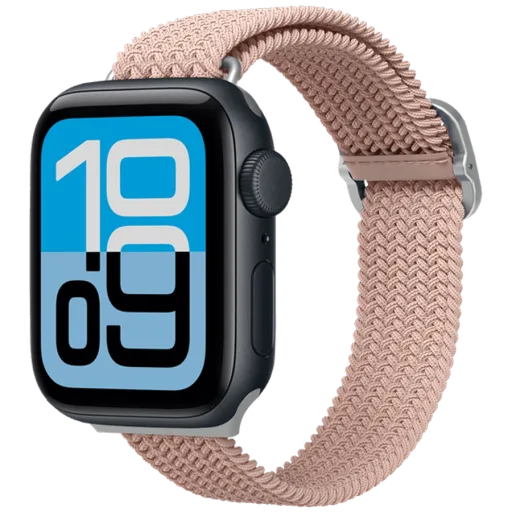 RHINOSHIELD Braided Strap Бауды ұзарту үшін Apple Watch 38/40/41 mm, Қызғылт