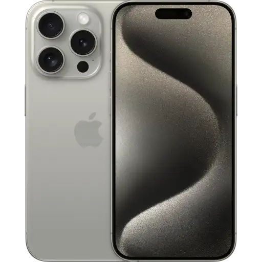 iPhone 15 Pro, 256 ГБ, бу, Natural Titanium