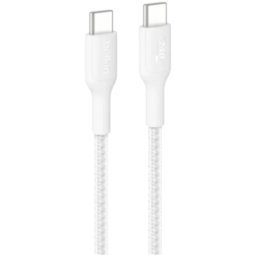 Кабель BELKIN USB-C, 2м, Белый