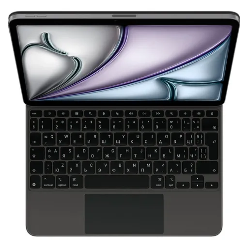 Apple Пернетақта корпусы Magic Keyboard  Қара for iPad Air 11 (M2)/Air 11 (M3)/Air (4-ші ұрпақ)/Air (5-ші ұрпақ)