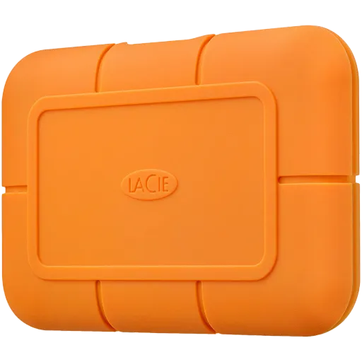 Hard disk extern LaCie Rugged SSD, 1 TB, Orange