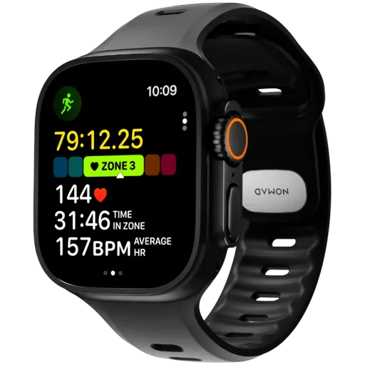 Ремешок NOMAD Tempo Band для Apple Watch 42/44/45/46/49 mm, Чёрный