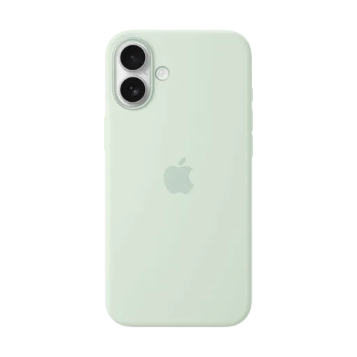 APPLE Чохол силіконовий з MagSafe Aquamarine для iPhone 16 Plus