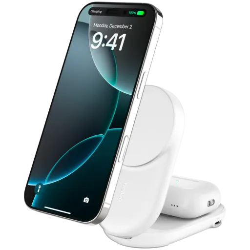 BELKIN Wireless Charger USB-C (1.5m), 25 W, White