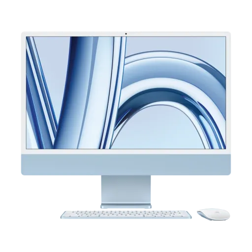 iMac 24 M3, 8C CPU 10C GPU, 8ГБ 256ГБ SSD, Көк