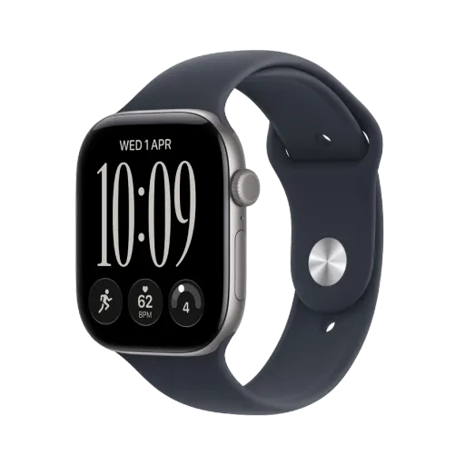 Apple Watch Series 12 GPS + Cellular,  Navy Blue Sport Band, M/L, 46mm, Space Gray