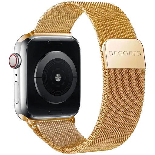 Band DECODED Milan Traction for Apple Watch, 45 mm, Gold