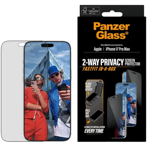 Sticlă de protecție PANZERGLASS pentru iPhone 17 Pro Max
