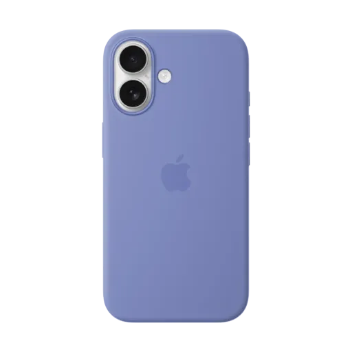 APPLE Чохол силіконовий з MagSafe Periwinkle для iPhone 16