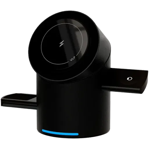 VLP Wireless Charger to USB Type C, 25, Black Titanium