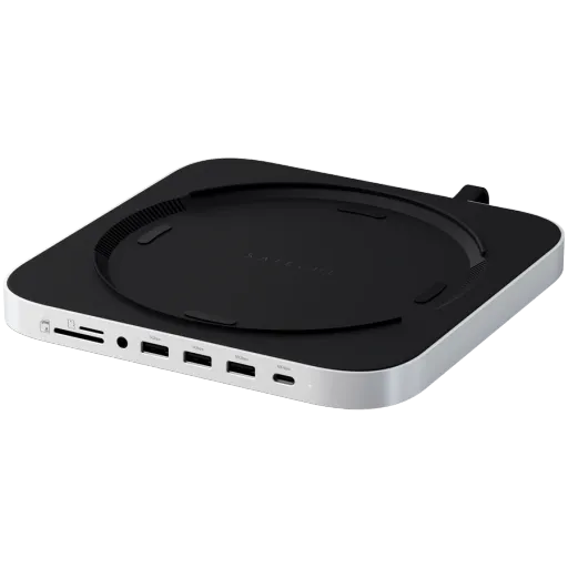 Підставка-док-станція Satechi Mini Stand & Hub with NVMe SSD Enclosure Silver (ST-GMMSHS)