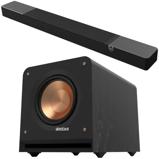 KLIPSCH үйдегі аудио жүйесі Қара