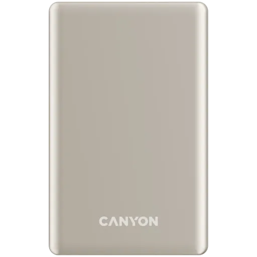 Портативное зарядное устройство CANYON OnPower 505, 5000 мА·ч, Бежевый
