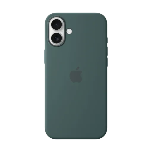 Silikon qoruyucu örtük Apple MagSafe ilə iPhone 16 Plus üçün, Lake Green