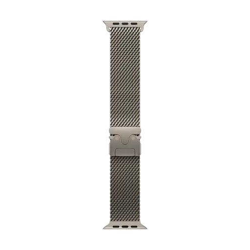 Ремешок Apple Milanese Loop для Apple Watch 44/45/46/49 mm, Natural Titanium
