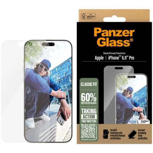 Sticlă de protecție PANZERGLASS pentru iPhone 16 Pro Max
