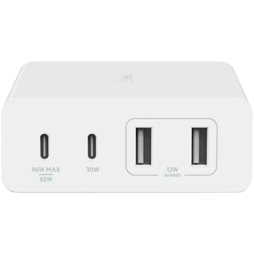 BELKIN Адаптер живлення 4*USB/USB-C 2*USB Тип C, 2*USB 2.0 (type A), 108 Ват