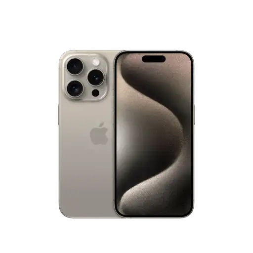 iPhone 15 Pro, 256 ГБ, бу, Natural Titanium