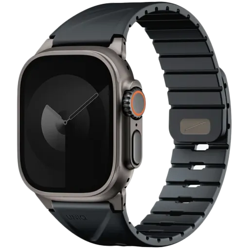Band UNIQ Fluo for Apple Watch, 49/46/45/44/42/41/40 mm, Black