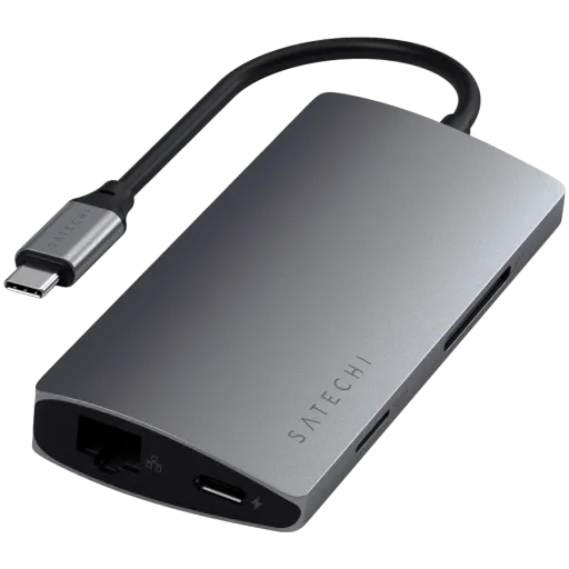 Многопортовый адаптер SATECHI V2 USB-C 4K с Ethernet