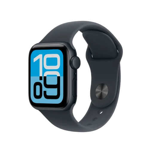 Apple Watch SE GPS Gen.3,  Спортивный ремешок цвета «тёмная ночь», S/M, 40мм, Тёмная ночь