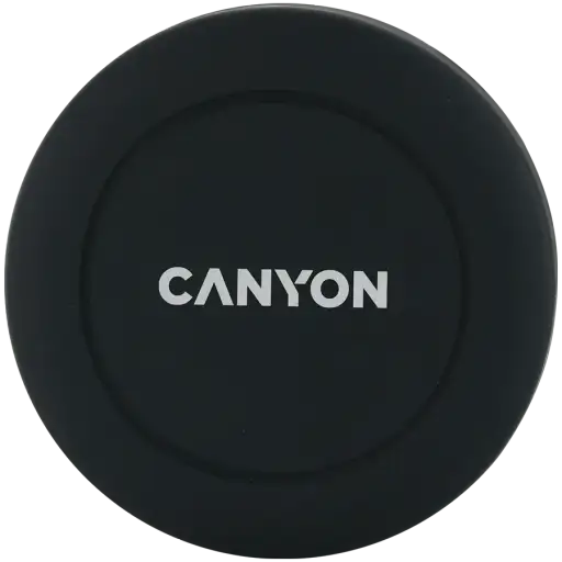 Автодержатель для телефона магнитный CANYON Black (CNE-CCHM2)