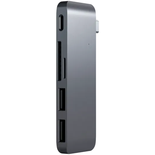 Адаптер Satechi Type-C USB 3.0 Passthrough Hub Space Gray