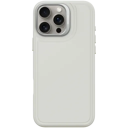 Чехол DECODED из силикона с MagSafe для iPhone 16 Pro Max, Серый