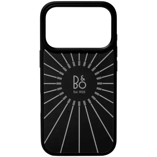 Qoruyucu örtük Bang & Olufsen șüşə variantı MagSafe ilə iPhone 17 Pro üçün, Black Anthracite