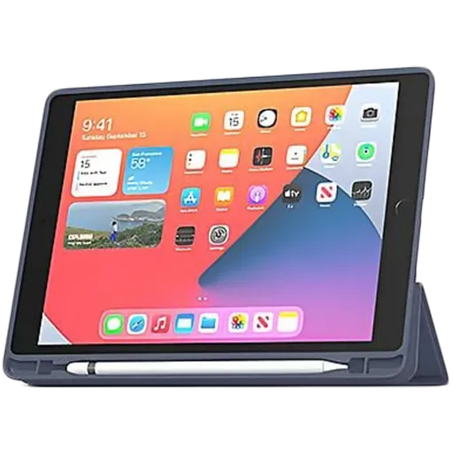 Case MW Folio Slim Skin for iPad Air 11 (Gen.4/5/M2/M3), Gray/Blue