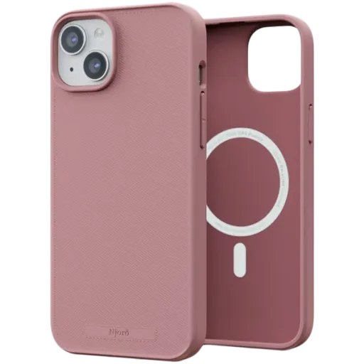 Чехол NJORD с MagSafe для iPhone 15 Plus, Pink Blush
