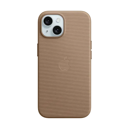 Apple Case FineWoven Case with MagSafe Taupe for iPhone 15