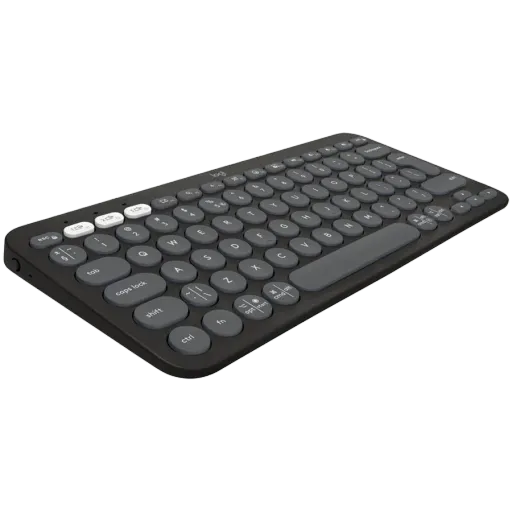 Клавиатура беспроводная LOGITECH K380s Pebble Keys 2 Graphite Bluetooth (L920-011851)