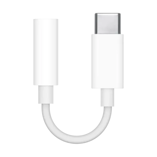 Apple Адаптер USB-C на разъем для наушников 3,5 мм, Белый