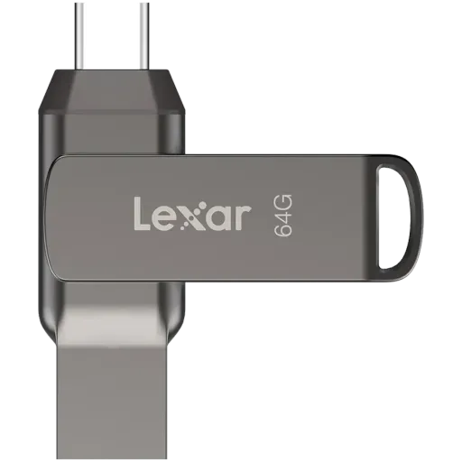 Unitate flash USB Lexar, 64 GB, Gray