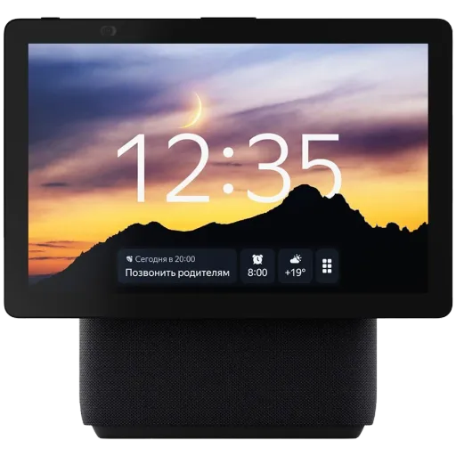 Умная колонка YANDEX Дуо Макс, Чёрный