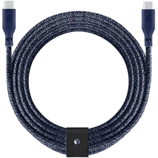 UBEAR Кабель USB-C, Синий, 2.4м