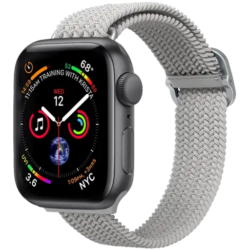 RHINOSHIELD Braided Strap Удлинитель ремешка для Apple Watch 38/40/41 mm, Серый