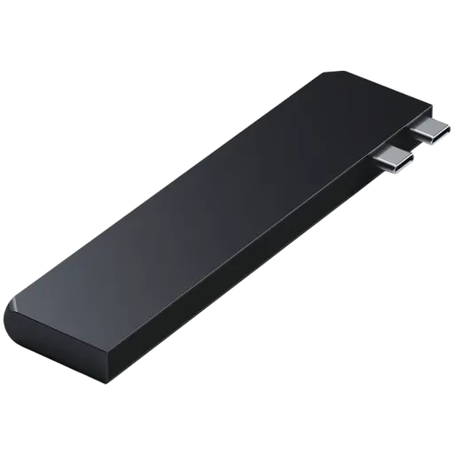 Многопортовый адаптер SATECHI Pro Slim, Чёрный