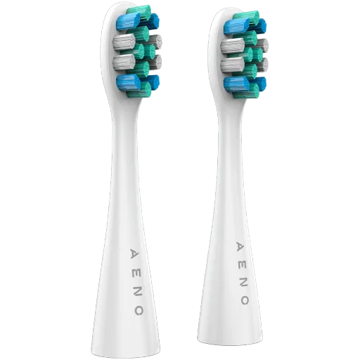 AENO  за AENO DB1S Toothbrush, AENO DB2S Toothbrush, БілийReplacement toothbrush heads, White, Dupont bristles, 2pcs in set (за ADB0001S/ADB0002S)
