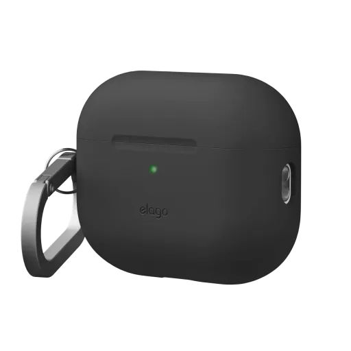 ELAGO Чохол Silicone Hang case  Чорний для AirPods Pro (Gen3)