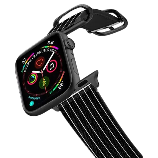 CASETIFY BAND Band for Apple Watch 42/44/45/49 mm, Black Stripes 2/Black