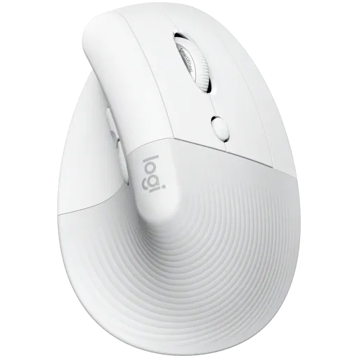 Миша LOGITECH Lift for Mac Vertical Ergonomic Mouse Off-White (L910-006477)