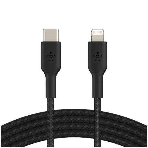 Cable BELKIN USB-C to Lightning, 2m, Black