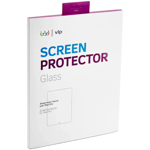 VLP Защитное стекло  для iPad Pro 12.9Protective glass "vlp", oleophobic