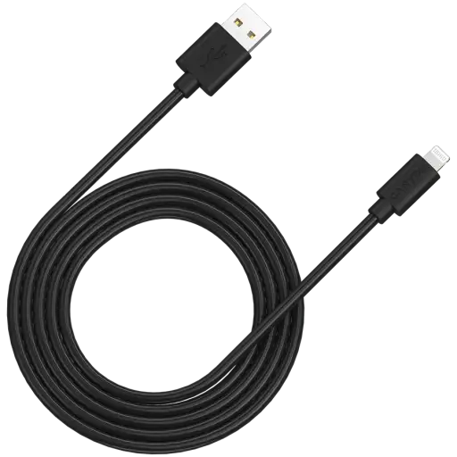 Кабель CANYON MFI-12 Lightning - USB 2м Black