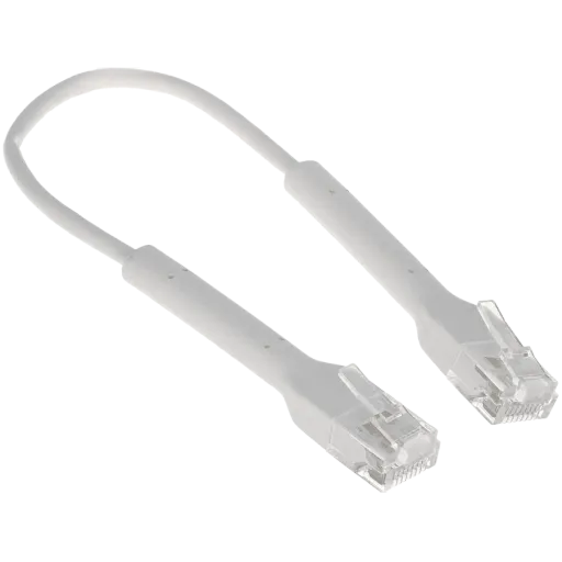Cablu Ubiquiti U-Cable Patch RJ-45, 10 cm, ultra-subțire 0.3 mm, Ethernet, White