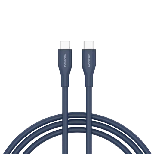 Cablu CANYON USB-C, 1m, Dark Blue